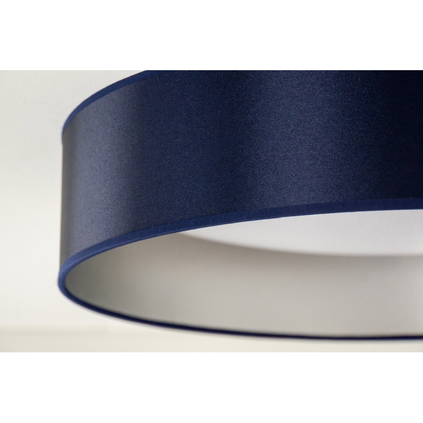 Duolla - LED Stropna svetilka ROLLER LED/24W/230V pr. 45 cm modra/srebrna