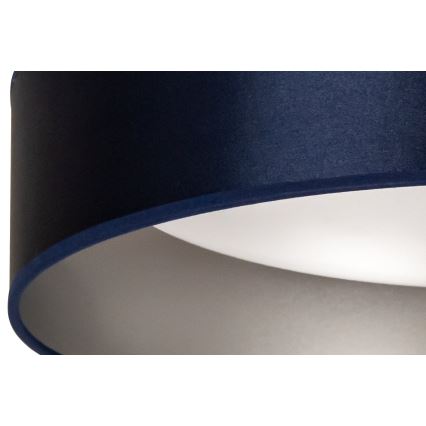 Duolla - LED Stropna svetilka ROLLER LED/24W/230V pr. 45 cm modra/srebrna