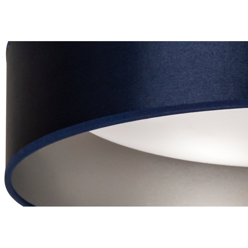 Duolla - LED Stropna svetilka ROLLER LED/24W/230V pr. 45 cm modra/srebrna