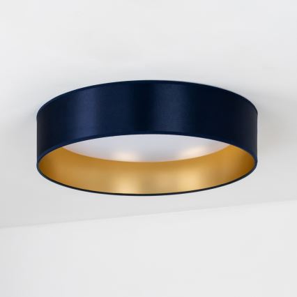 Duolla - LED Stropna svetilka ROLLER LED/24W/230V pr. 45 cm modra/zlata