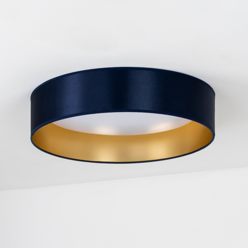 Duolla - LED Stropna svetilka ROLLER LED/24W/230V pr. 45 cm modra/zlata