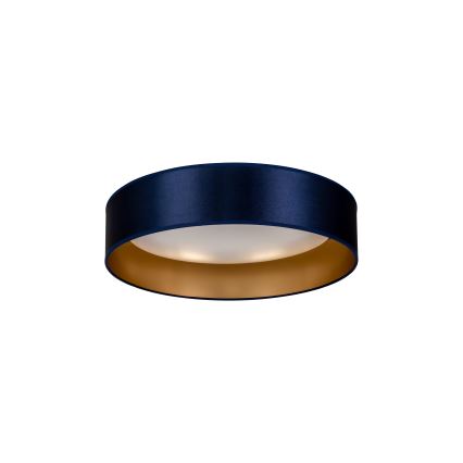 Duolla - LED Stropna svetilka ROLLER LED/24W/230V pr. 45 cm modra/zlata