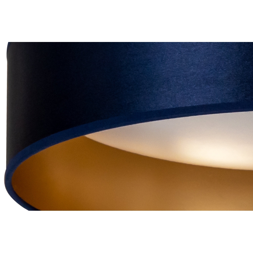 Duolla - LED Stropna svetilka ROLLER LED/24W/230V pr. 45 cm modra/zlata