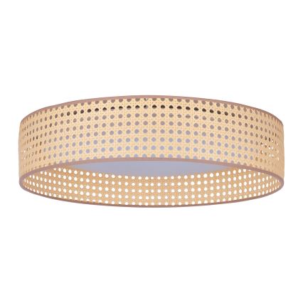 Duolla - LED Stropna svetilka ROLLER LED/24W/230V pr. 45 cm ratan