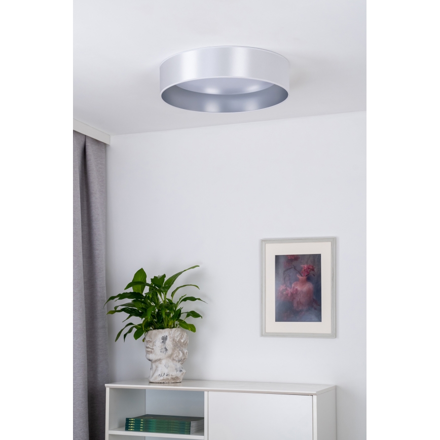 Duolla - LED Stropna svetilka ROLLER LED/24W/230V pr. 45 cm srebrna