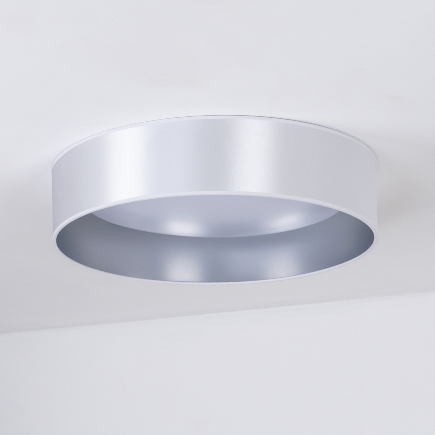 Duolla - LED Stropna svetilka ROLLER LED/24W/230V pr. 45 cm srebrna