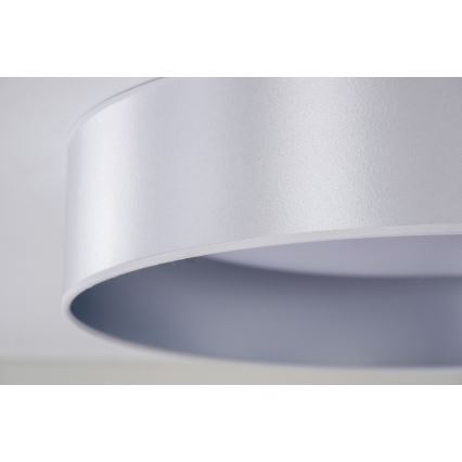 Duolla - LED Stropna svetilka ROLLER LED/24W/230V pr. 45 cm srebrna