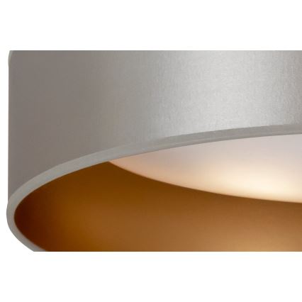 Duolla - LED Stropna svetilka ROLLER LED/24W/230V pr. 45 cm srebrna/zlata