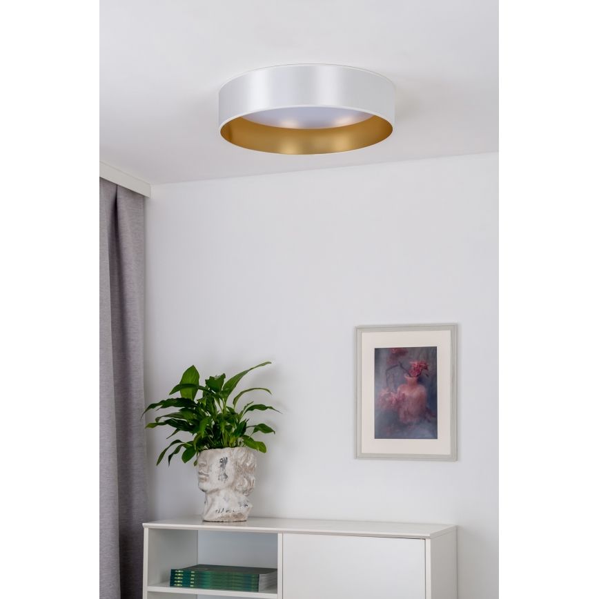 Duolla - LED Stropna svetilka ROLLER LED/24W/230V pr. 45 cm srebrna/zlata