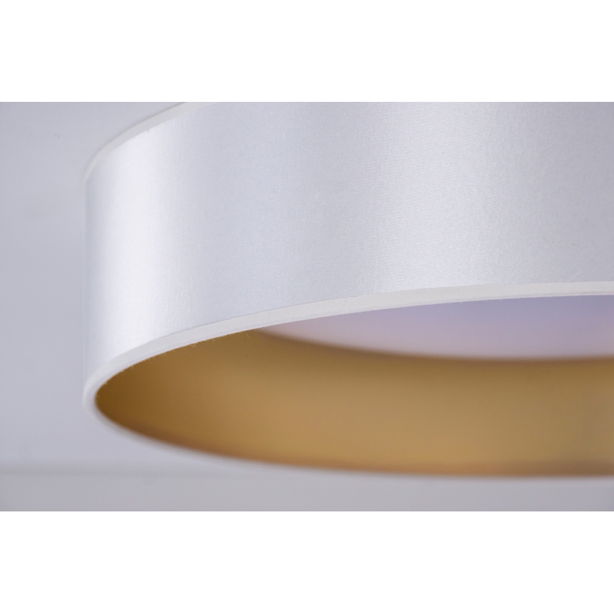 Duolla - LED Stropna svetilka ROLLER LED/24W/230V pr. 45 cm srebrna/zlata