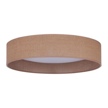 Duolla - LED Stropna svetilka ROLLER LED/24W/230V pr. 45 cm svetla rjava