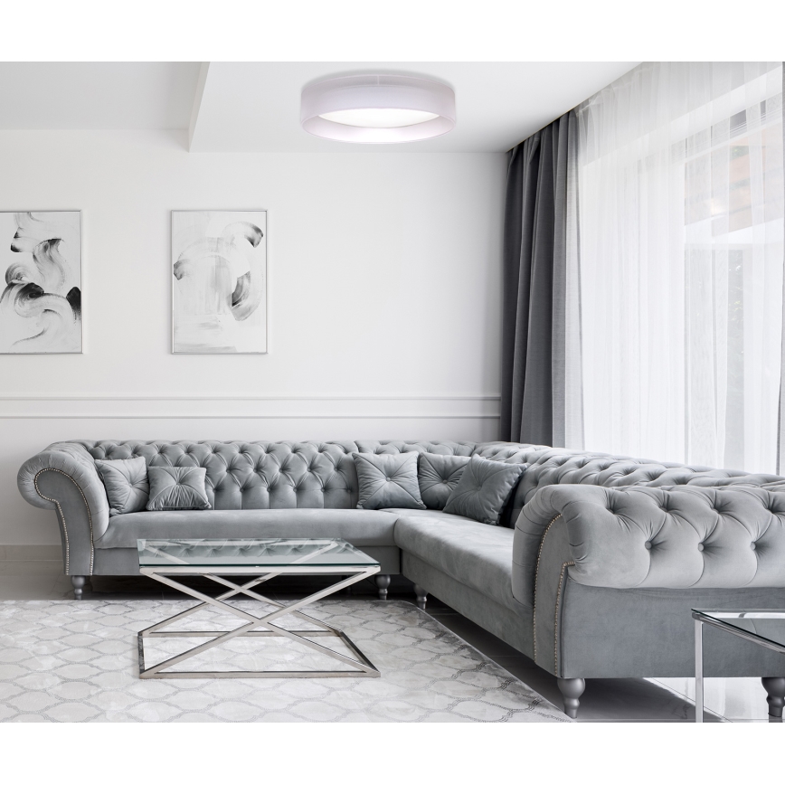 Duolla - LED Stropna svetilka ROLLER LED/24W/230V pr. 45 cm svetlo siva