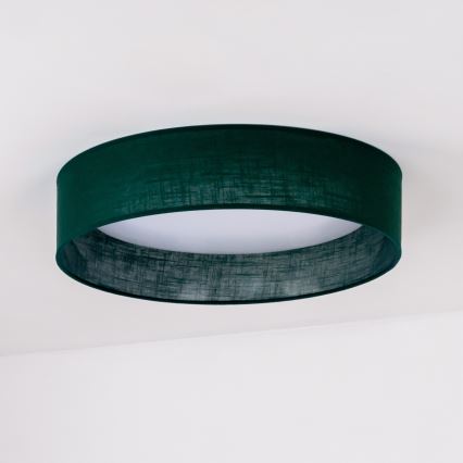 Duolla - LED Stropna svetilka ROLLER LED/24W/230V pr. 45 cm zelena
