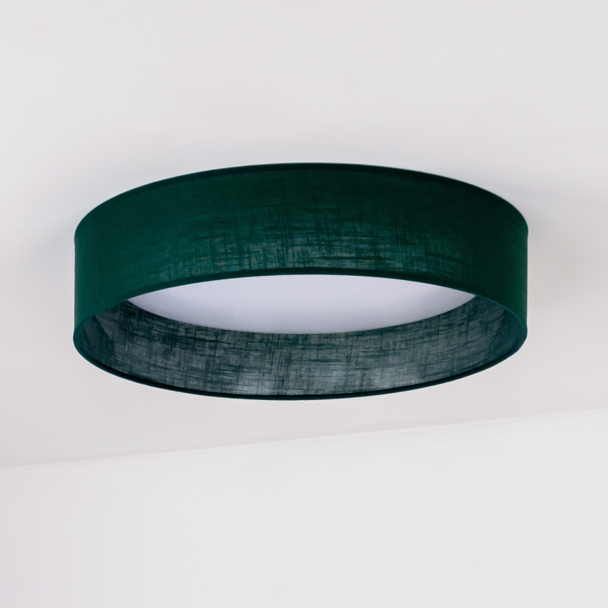 Duolla - LED Stropna svetilka ROLLER LED/24W/230V pr. 45 cm zelena