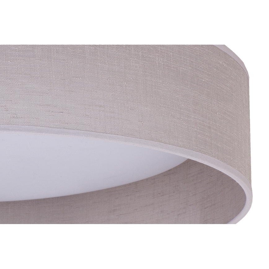 Duolla - LED Stropna svetilka ROLLER LED/24W/230V svetel pr. 45 cm siva