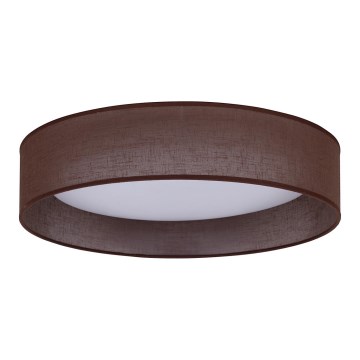 Duolla - LED Stropna svetilka ROLLER LED/24W/230V temen pr. 45 cm rjava
