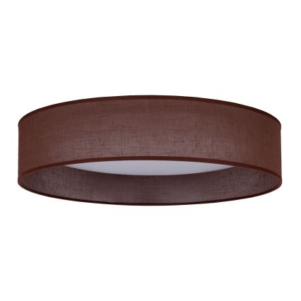 Duolla - LED Stropna svetilka ROLLER LED/24W/230V temen pr. 45 cm rjava