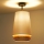 Duolla - Lestenec BELL SHINY 1xE27/15W/230V pr. 25 cm bela/baker