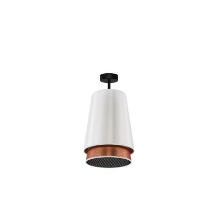 Duolla - Lestenec BELL SHINY 1xE27/15W/230V pr. 25 cm bela/baker