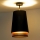 Duolla - Lestenec BELL SHINY 1xE27/15W/230V pr. 25 cm črna/baker