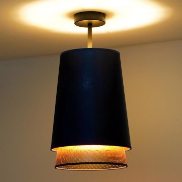 Duolla - Lestenec BELL SHINY 1xE27/15W/230V pr. 25 cm modra/baker