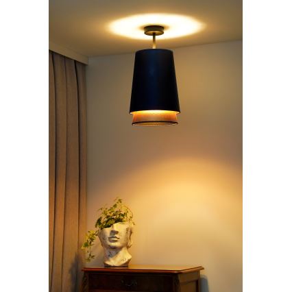 Duolla - Lestenec BELL SHINY 1xE27/15W/230V pr. 25 cm modra/baker