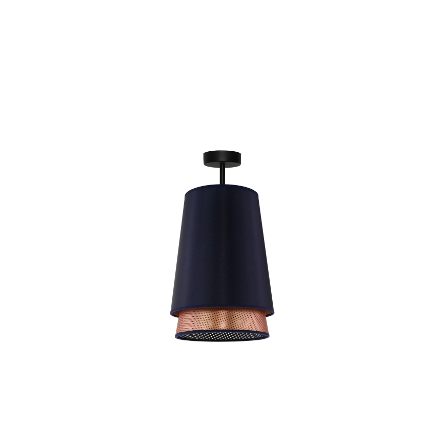 Duolla - Lestenec BELL SHINY 1xE27/15W/230V pr. 25 cm modra/baker