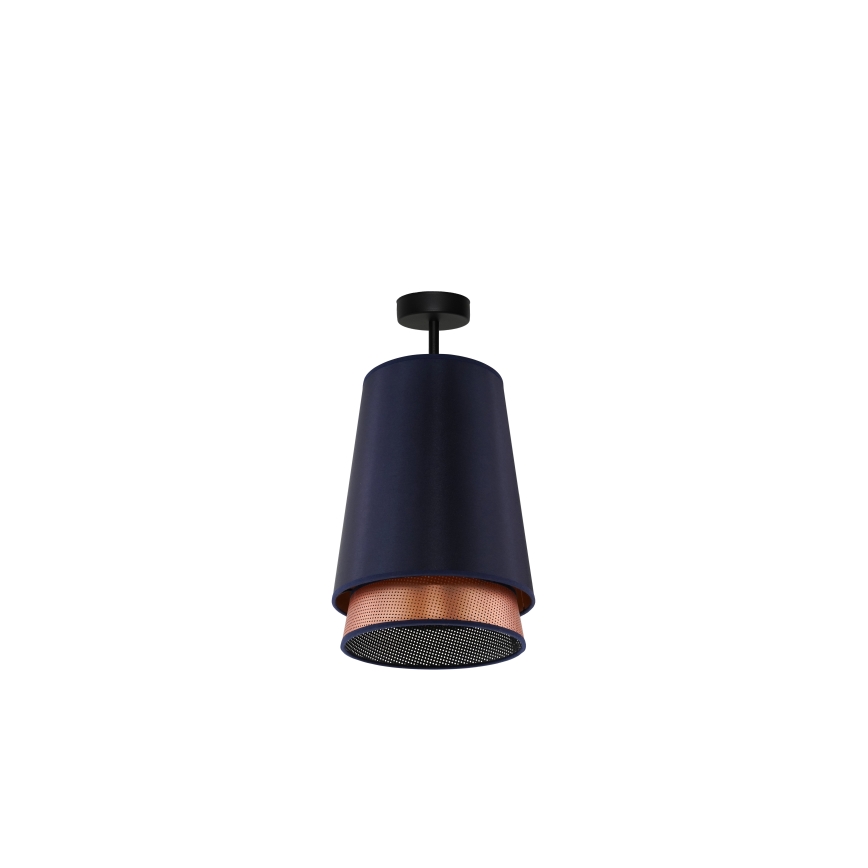 Duolla - Lestenec BELL SHINY 1xE27/15W/230V pr. 25 cm modra/baker