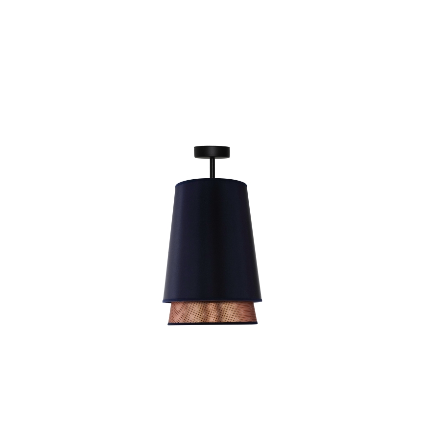 Duolla - Lestenec BELL SHINY 1xE27/15W/230V pr. 25 cm modra/baker