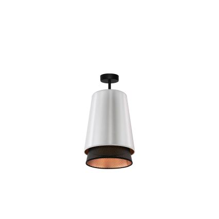 Duolla - Lestenec BELL SHINY 1xE27/15W/230V pr. 25 cm srebrna/črna