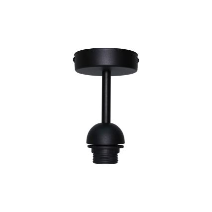 Duolla - Lestenec BELL SHINY 1xE27/15W/230V pr. 25 cm srebrna/črna