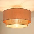 Duolla - Lestenec BOHO 1xE27/15W/230V pr. 45 cm bež/rjava