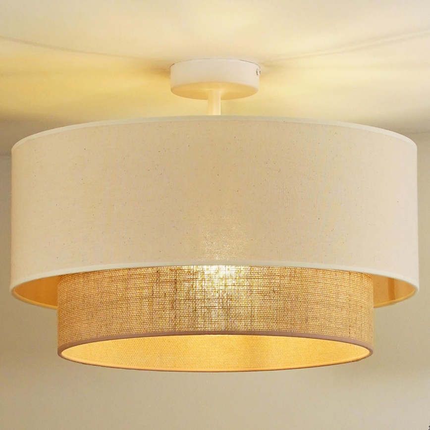 Duolla - Lestenec BOHO 1xE27/15W/230V pr. 45 cm krem barva/rjava
