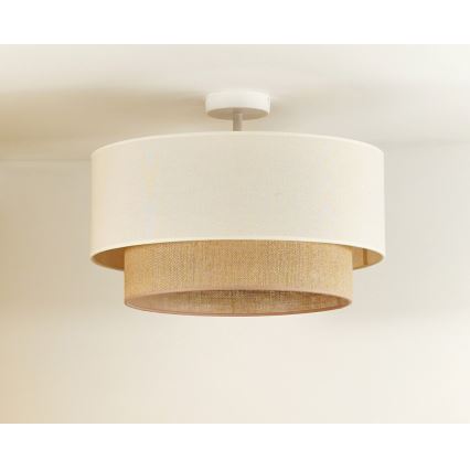 Duolla - Lestenec BOHO 1xE27/15W/230V pr. 45 cm krem barva/rjava