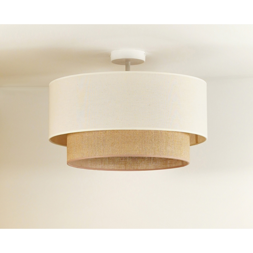 Duolla - Lestenec BOHO 1xE27/15W/230V pr. 45 cm krem barva/rjava