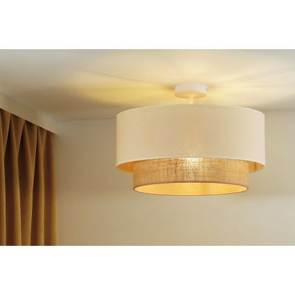 Duolla - Lestenec BOHO 1xE27/15W/230V pr. 45 cm krem barva/rjava