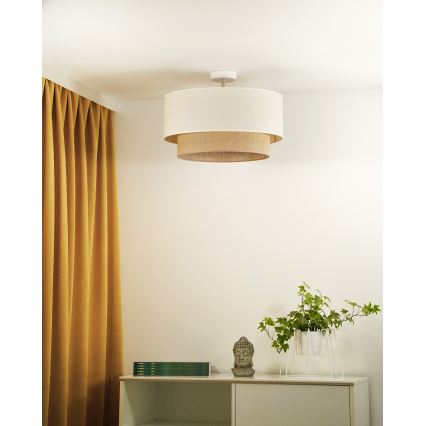 Duolla - Lestenec BOHO 1xE27/15W/230V pr. 45 cm krem barva/rjava