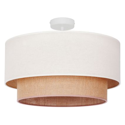 Duolla - Lestenec BOHO 1xE27/15W/230V pr. 45 cm krem barva/rjava