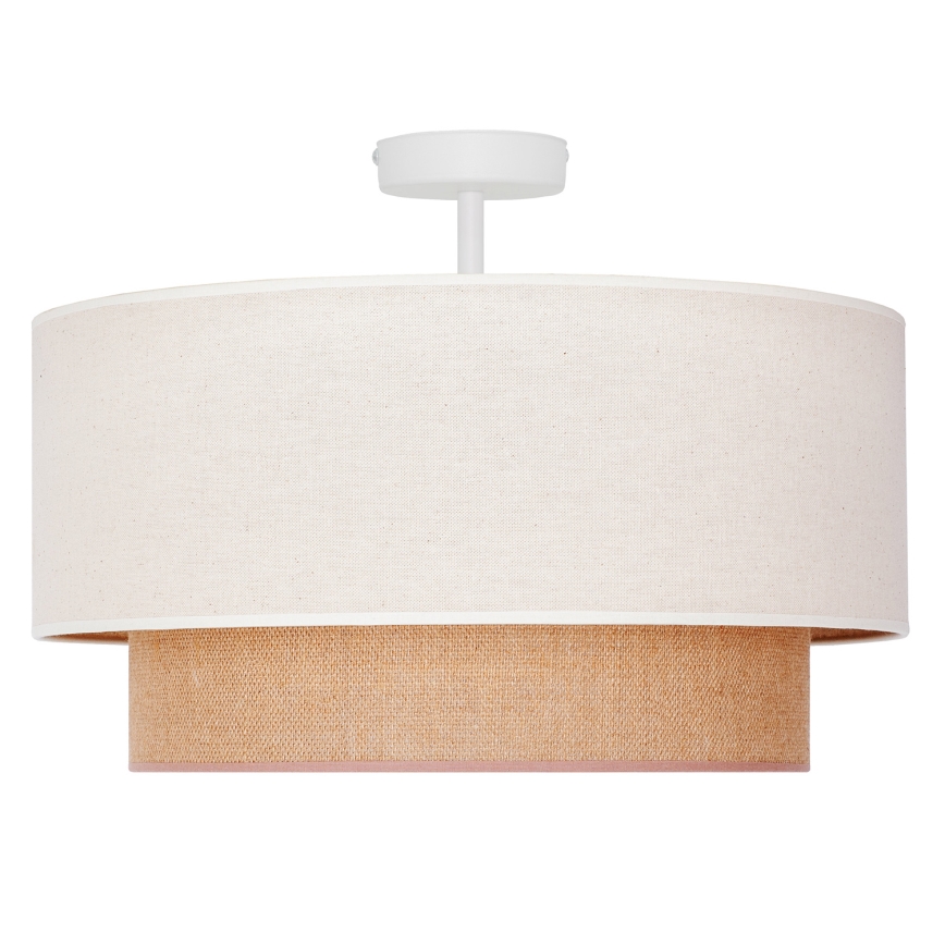 Duolla - Lestenec BOHO 1xE27/15W/230V pr. 45 cm krem barva/rjava