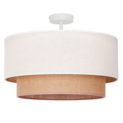 Duolla - Lestenec BOHO 1xE27/15W/230V pr. 45 cm krem barva/rjava