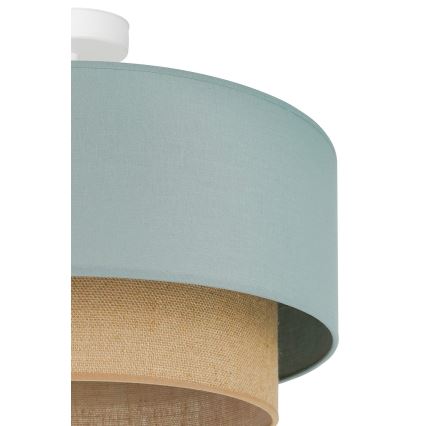 Duolla - Lestenec  BOHO 1xE27/15W/230V pr. 45 cm zelena/rjava