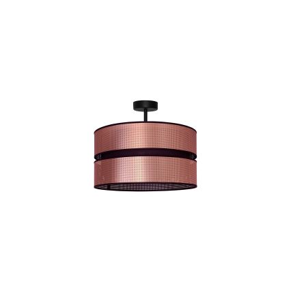 Duolla - Lestenec COPPER SHINY 1xE27/15W/230V pr. 40 cm baker/črna