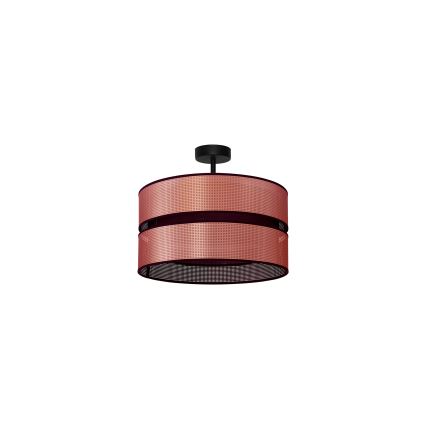 Duolla - Lestenec COPPER SHINY 1xE27/15W/230V pr. 40 cm baker/črna
