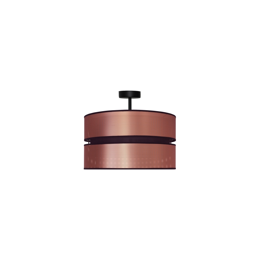 Duolla - Lestenec COPPER SHINY 1xE27/15W/230V pr. 40 cm baker/črna