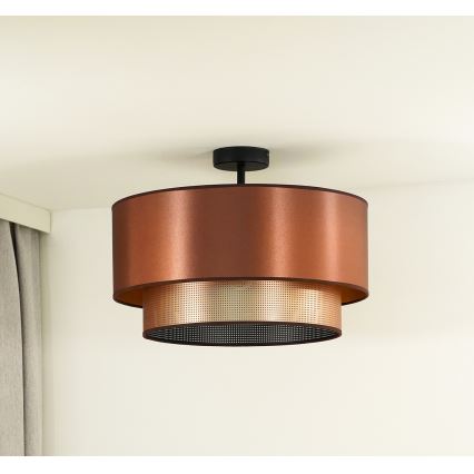 Duolla - Lestenec COPPER SHINY 1xE27/15W/230V pr. 45 cm baker