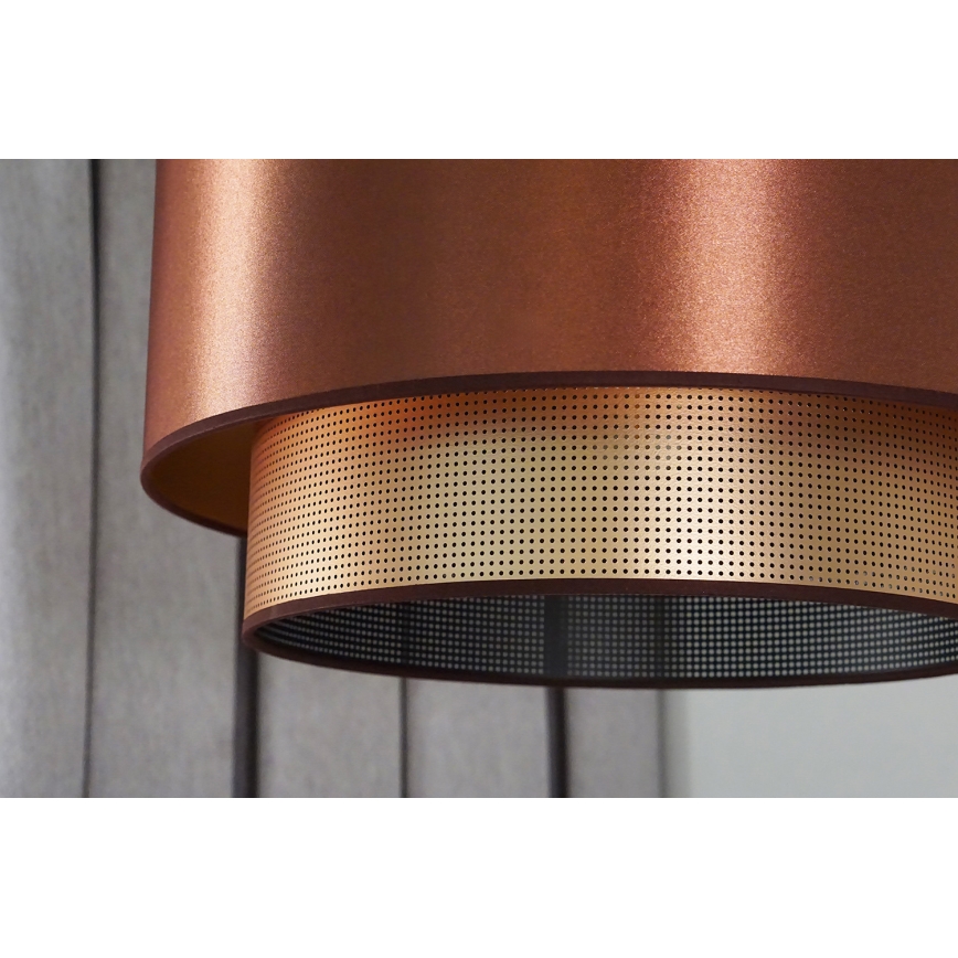 Duolla - Lestenec COPPER SHINY 1xE27/15W/230V pr. 45 cm baker
