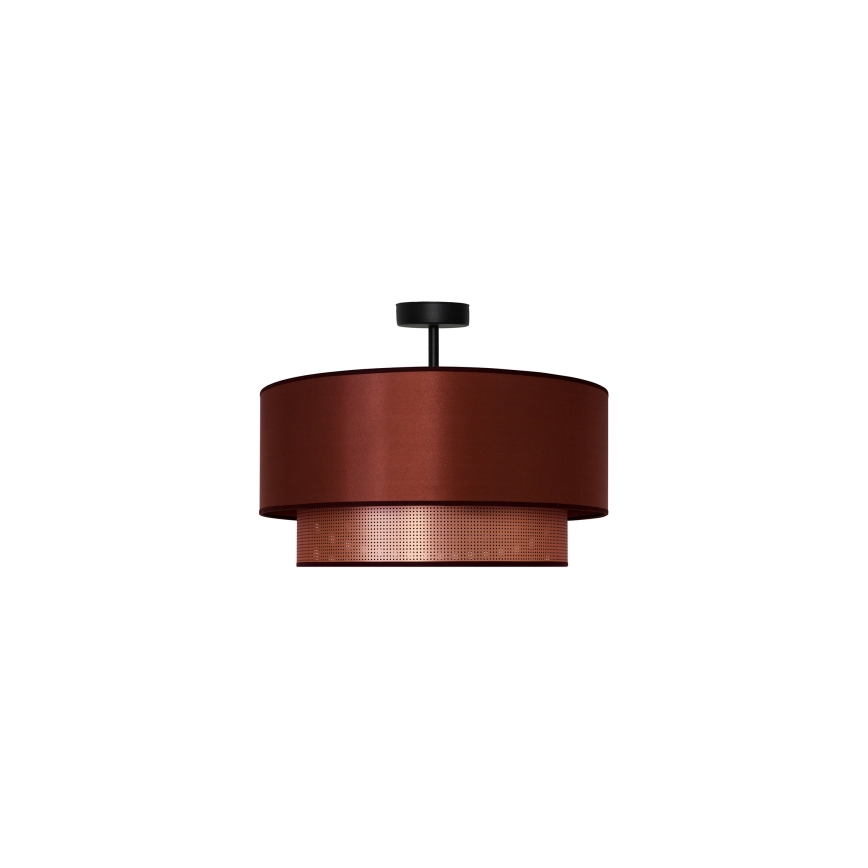 Duolla - Lestenec COPPER SHINY 1xE27/15W/230V pr. 45 cm baker