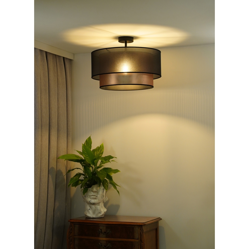 Duolla - Lestenec COPPER SHINY 1xE27/15W/230V pr. 45 cm rjava/baker