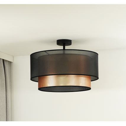 Duolla - Lestenec COPPER SHINY 1xE27/15W/230V pr. 45 cm rjava/baker