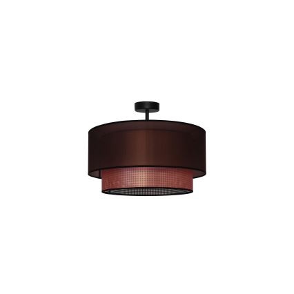 Duolla - Lestenec COPPER SHINY 1xE27/15W/230V pr. 45 cm rjava/baker